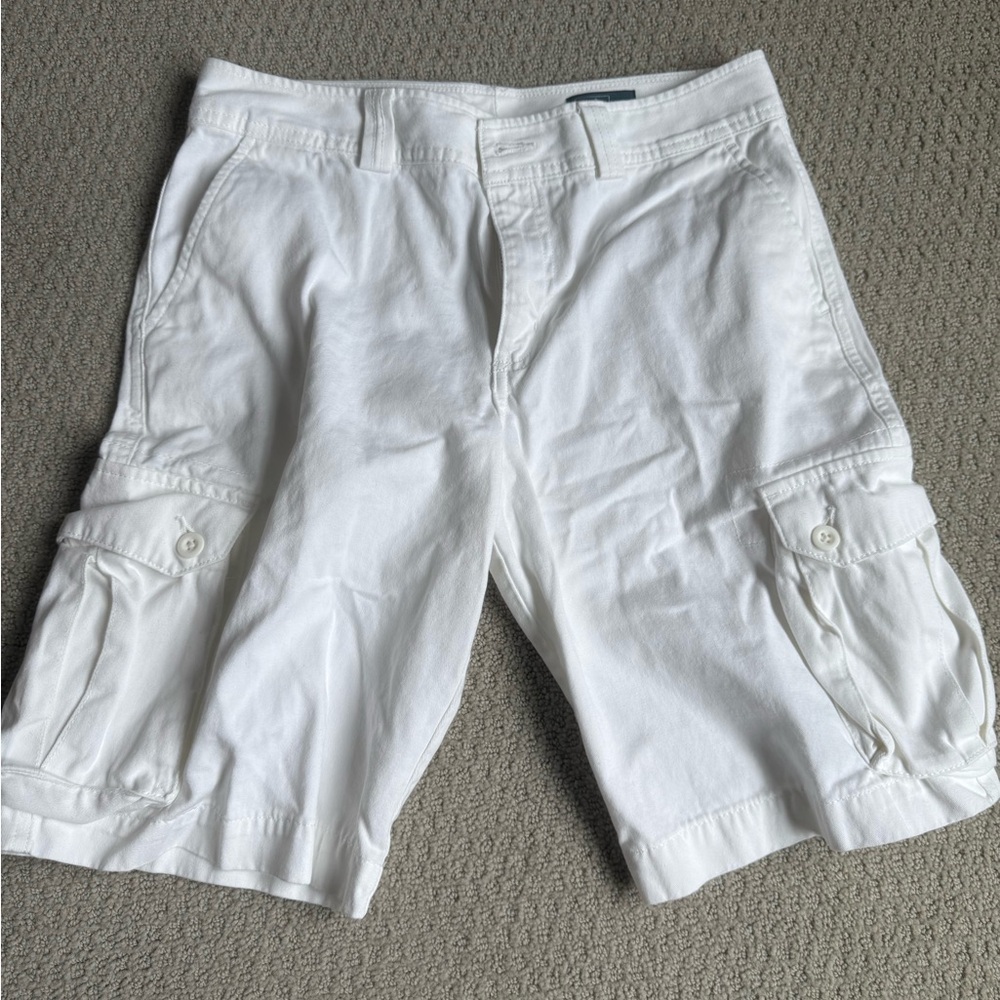 Polo by Ralph Lauren White Cargo Shorts